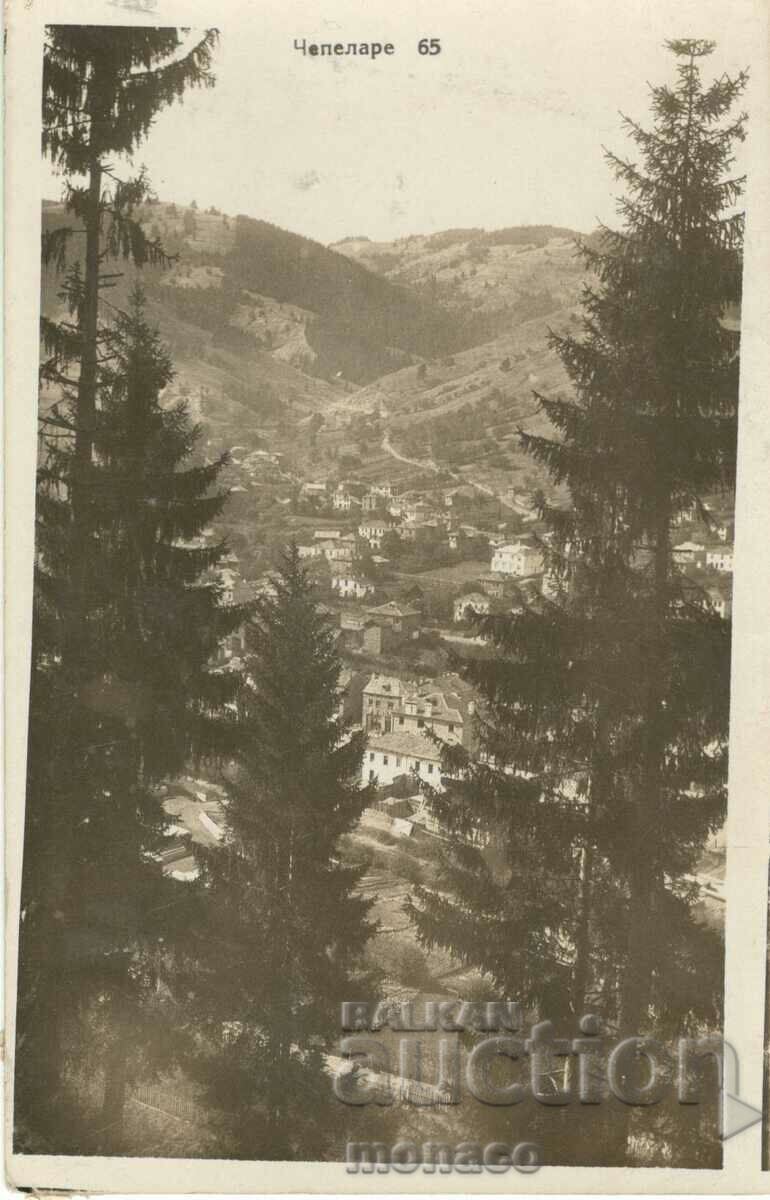Παλιά καρτ ποστάλ - Chepelare, γενική άποψη