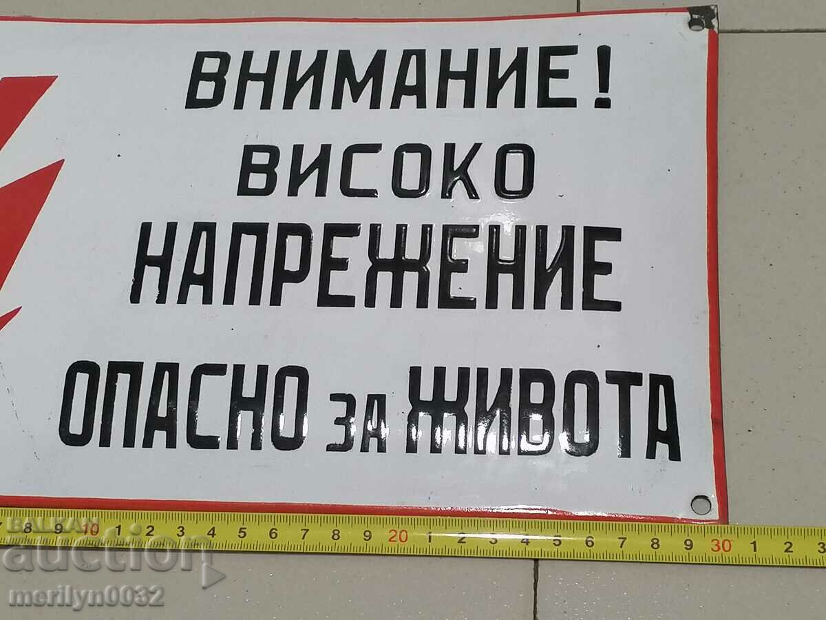 Delivery of Enamel plate, plaque