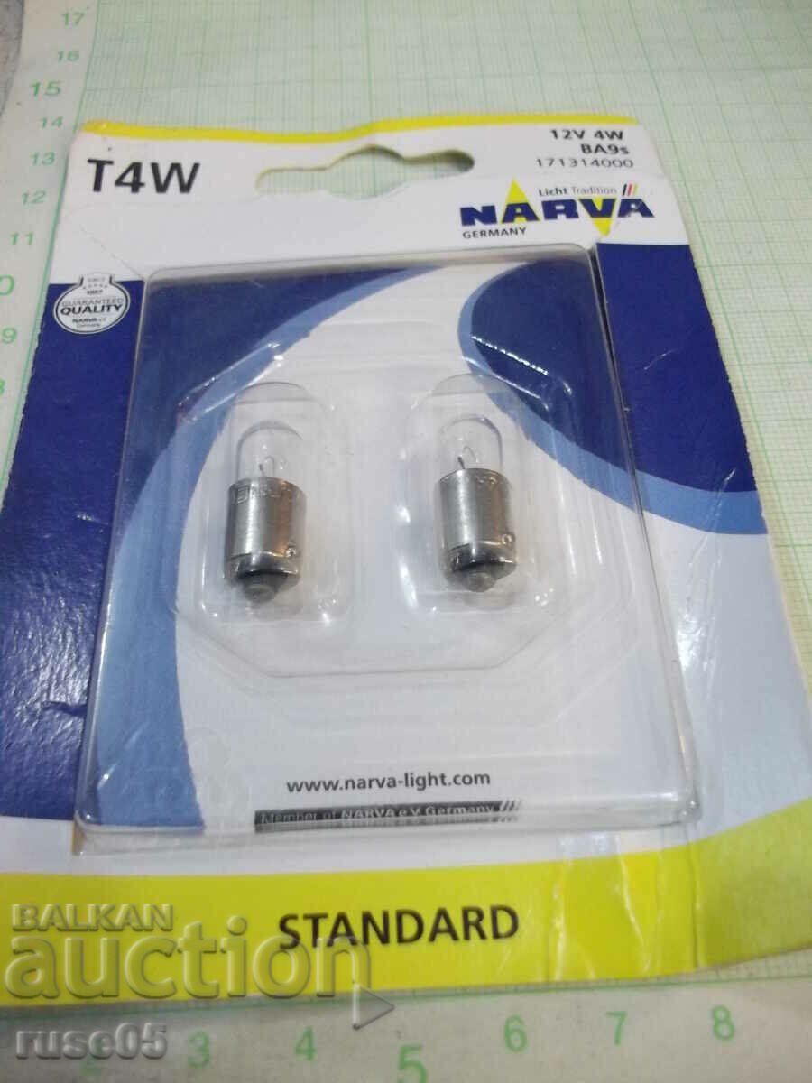 Set 2 buc. becuri "NARVA 12V T4W BA9s" noi cu preț 2.00 BGN | € 1.02