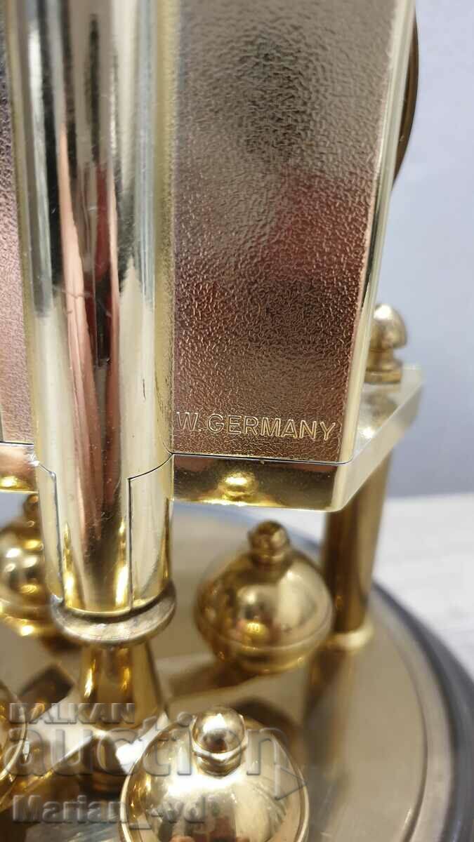 German table clock with glass dome - 6