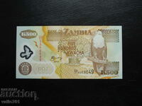 ЗАМБИЯ 500 КВАЧА 2006  ПОЛИМЕР НОВА UNC