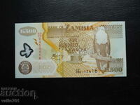 ZAMBIA 500 KWACHA 2009 POLIMER NOU UNC