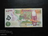 ZAMBIA 1000 1000 KWACHA 2005 POLYMER NEW UNC