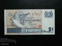 SINGAPORE 1 DOLLAR 1976 NOU UNC