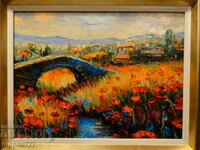 oil painting on canvas artist Dimitar Genev