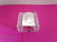 Frumoasă cutie de bijuterii din cristal de plumb italian cu pictogramă