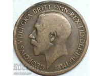 Marea Britanie 1 Penny 1919 George V Bronz