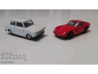 Trabant και Ferrari Daytona 250 GTO μεταλλικό καρότσι, παιχνίδια MC