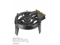 Cast iron fire pit, round, 7 kw, 3 rings/3 taps