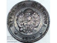 1 centavo 1890 Argentina 25mm