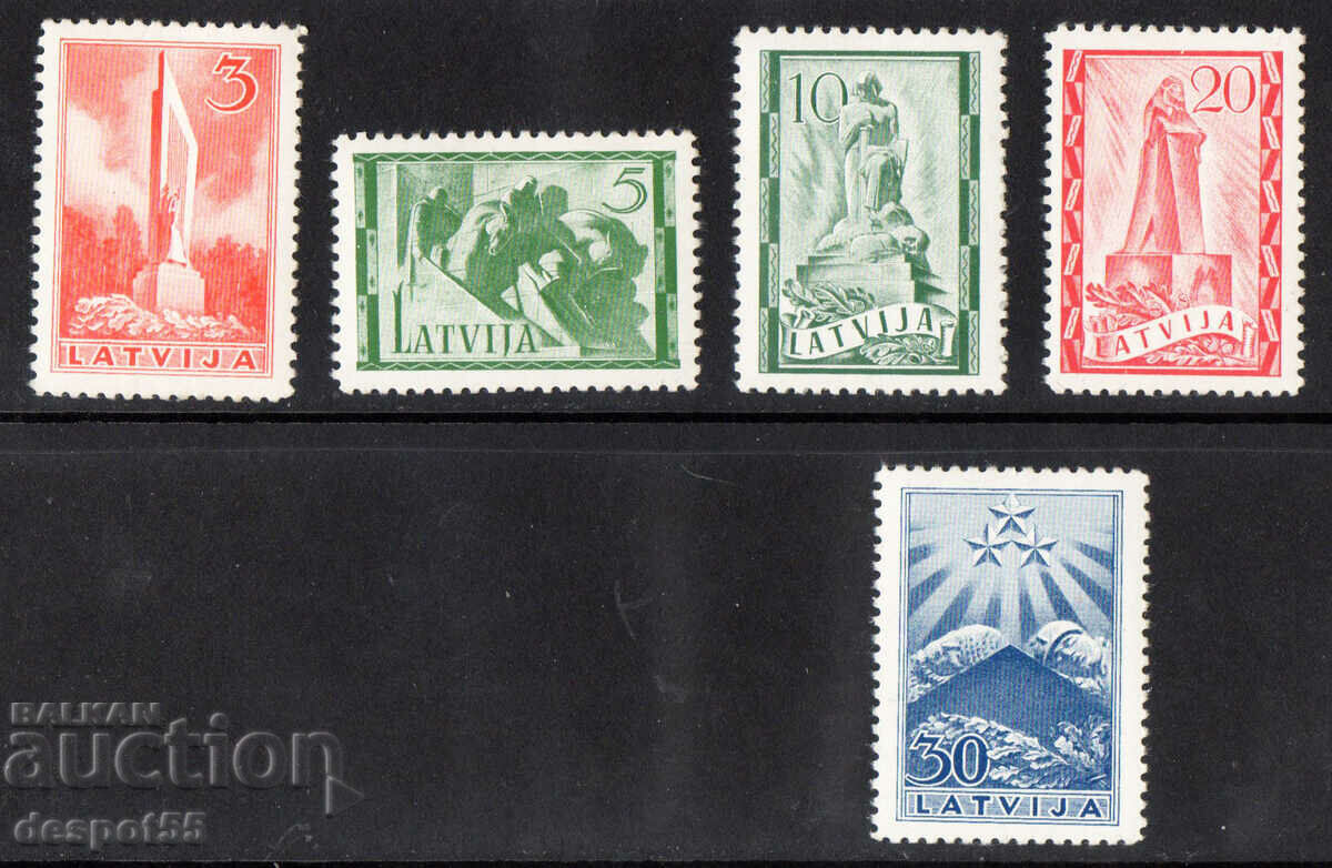 1937. Латвия. Мемориално издание - литографски печат.