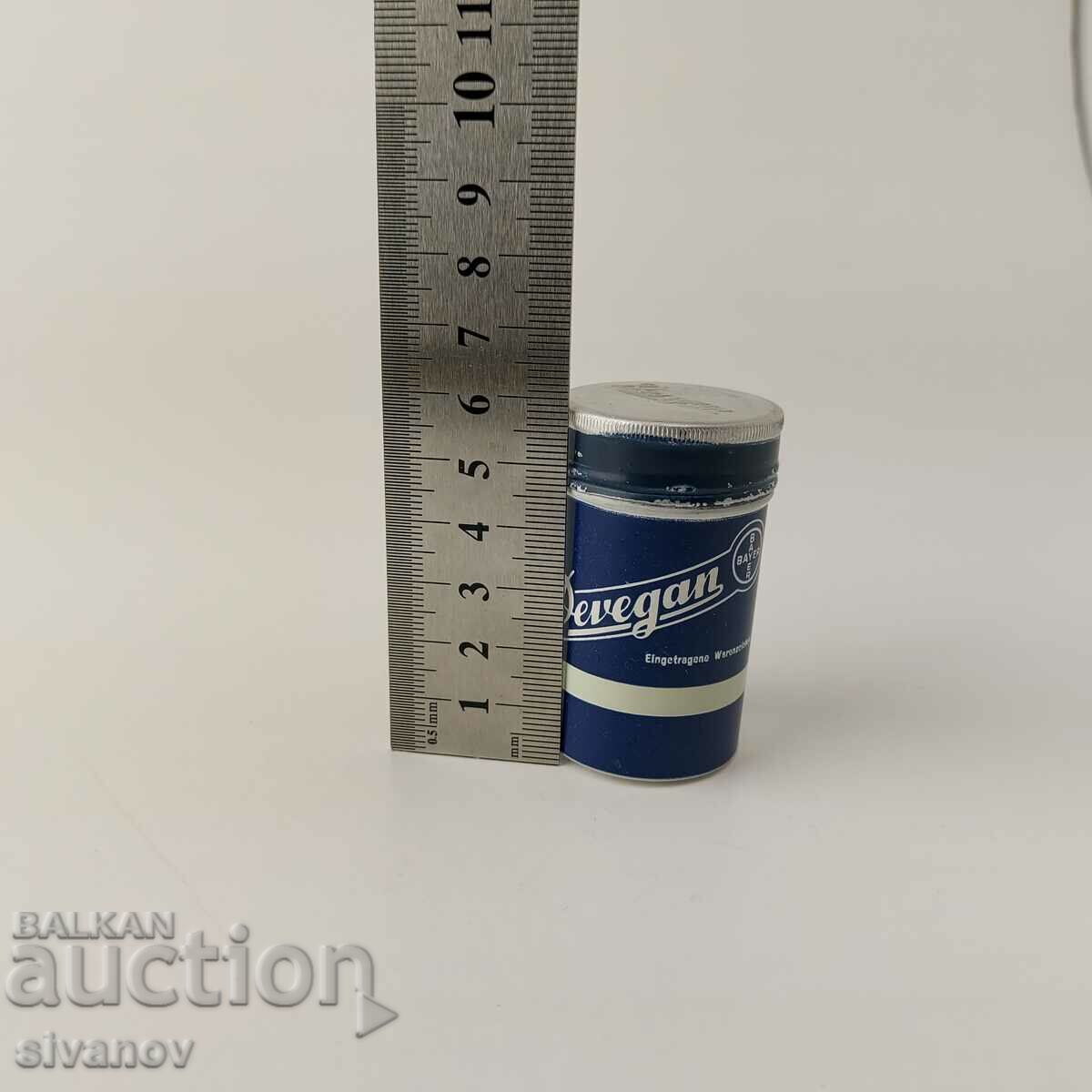 Old Aluminum Devegan Bayer Medicine Box #5431 - 7