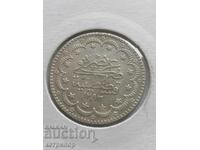 5 kurusha 1293/32 Turcia Otoman argint
