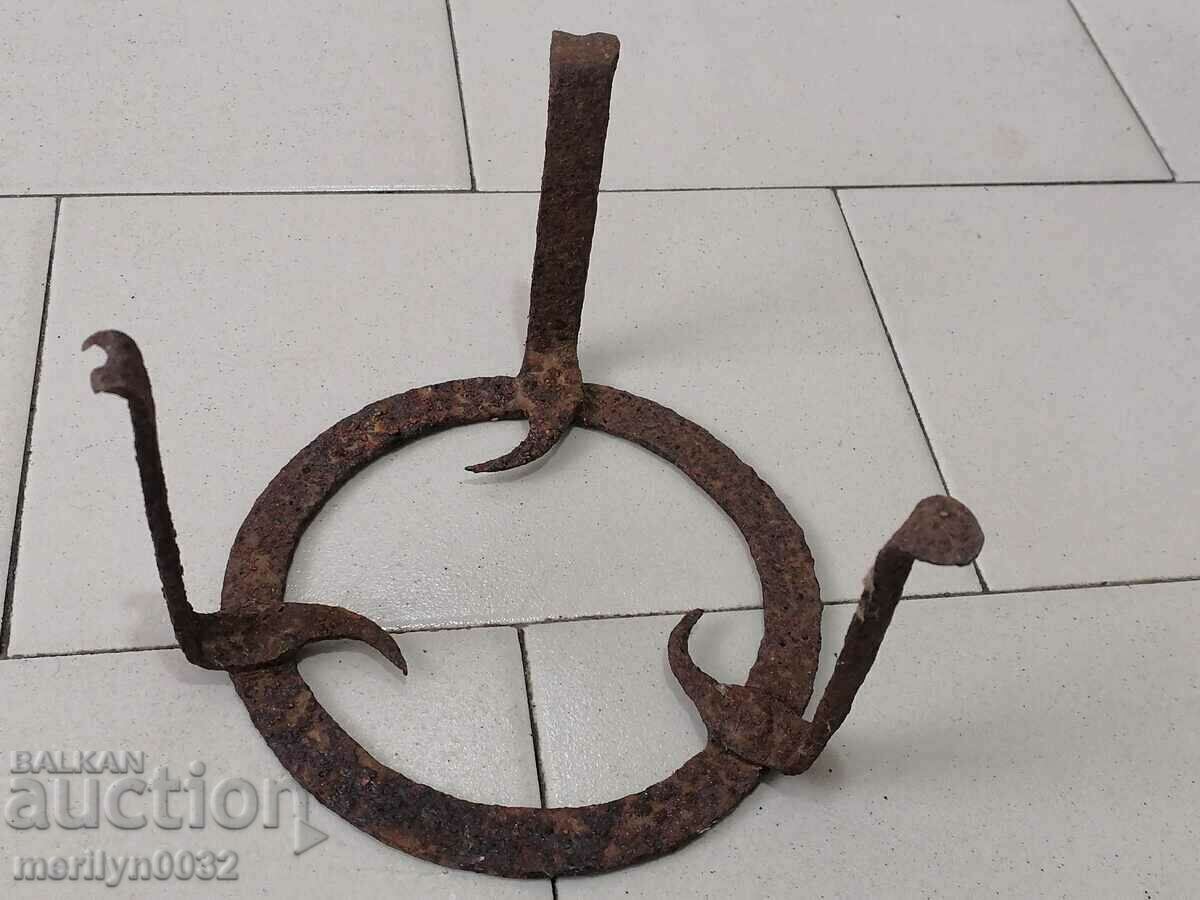 Auction Antique wrought sajek hearth grill wrought iron pyrostia Auction Antique wrought sajek hearth grill wrought iron pyrostia