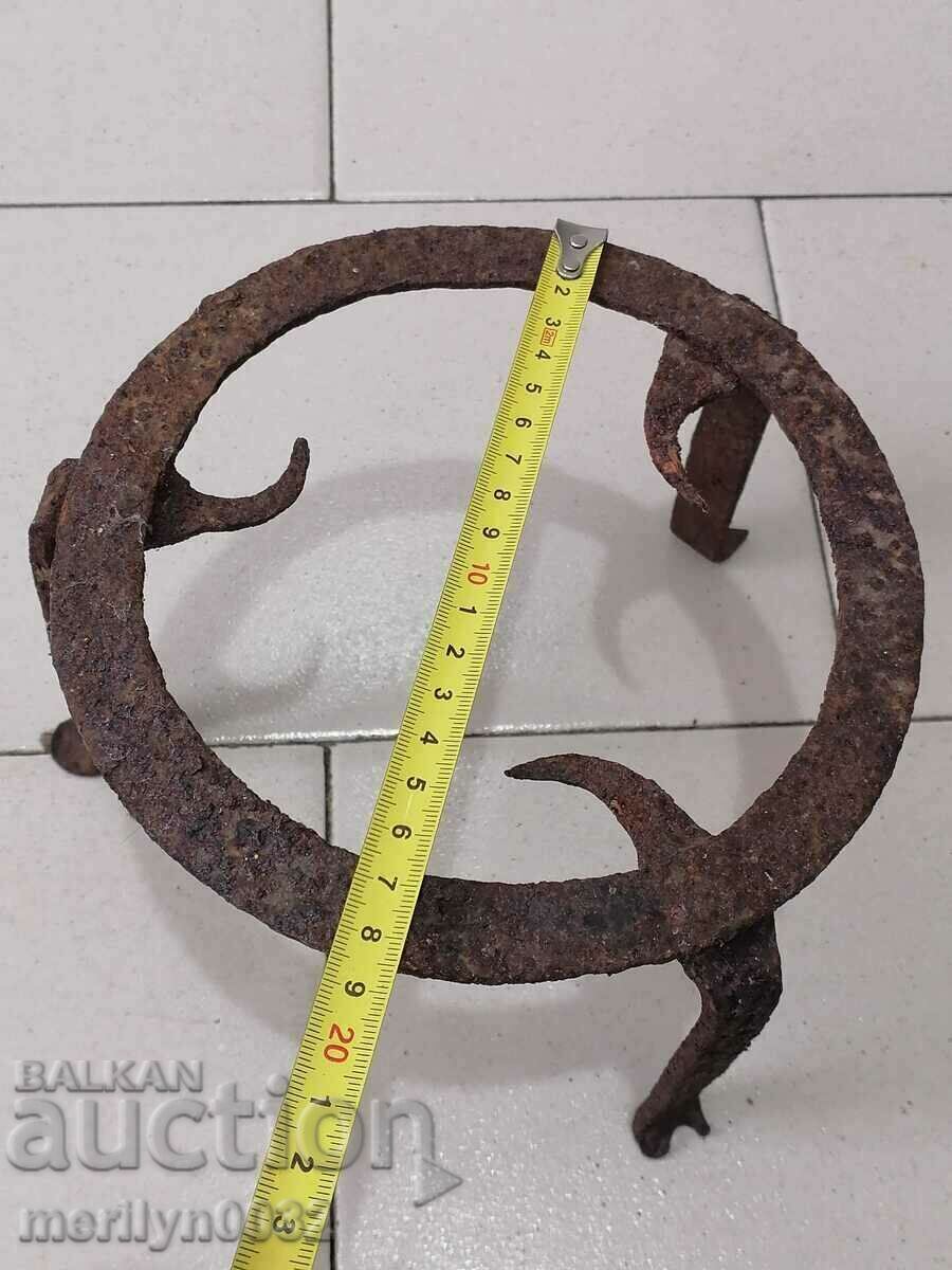 Antique wrought sajek hearth grill wrought iron pyrostia - 6 Antique wrought sajek hearth grill wrought iron pyrostia - 6