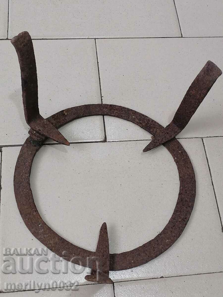 Auction Antique wrought sajek hearth grill wrought iron pyrostia Auction Antique wrought sajek hearth grill wrought iron pyrostia