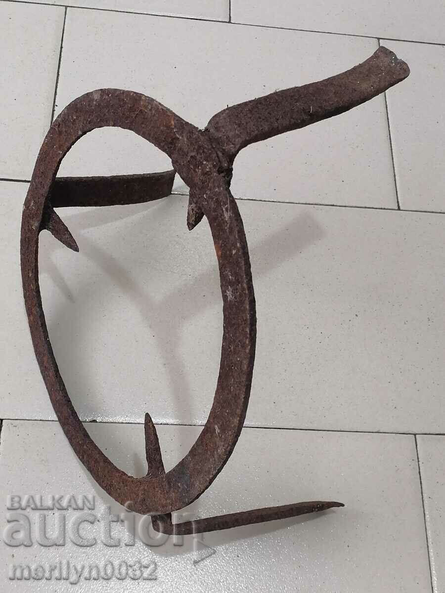 Antique wrought sajek hearth grill wrought iron pyrostia - 6 Antique wrought sajek hearth grill wrought iron pyrostia - 6