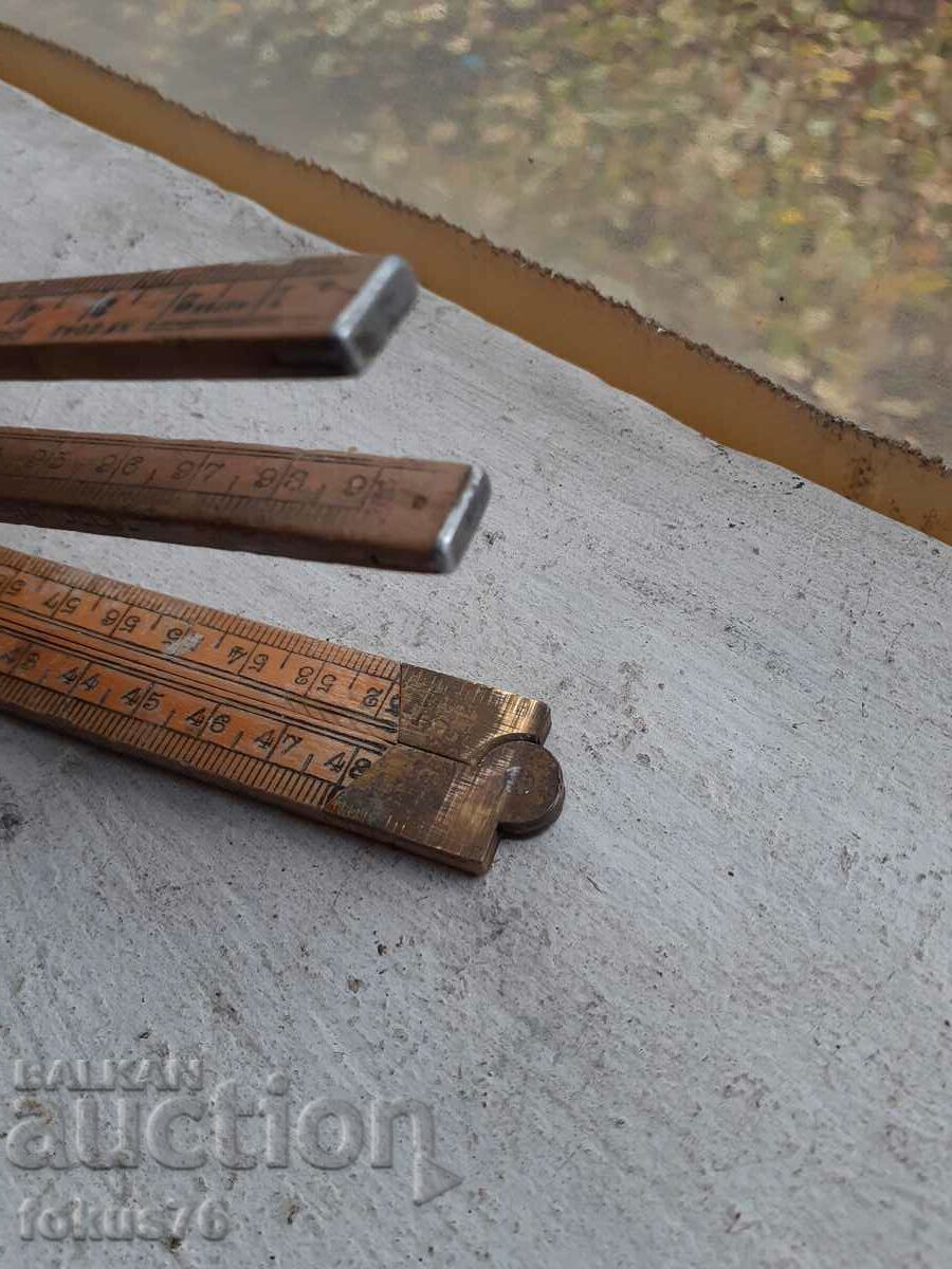 Old antique wooden meter with bronze elements with price 70.00 BGN | € 35.79 Old antique wooden meter with bronze elements with price 70.00 BGN | € 35.79