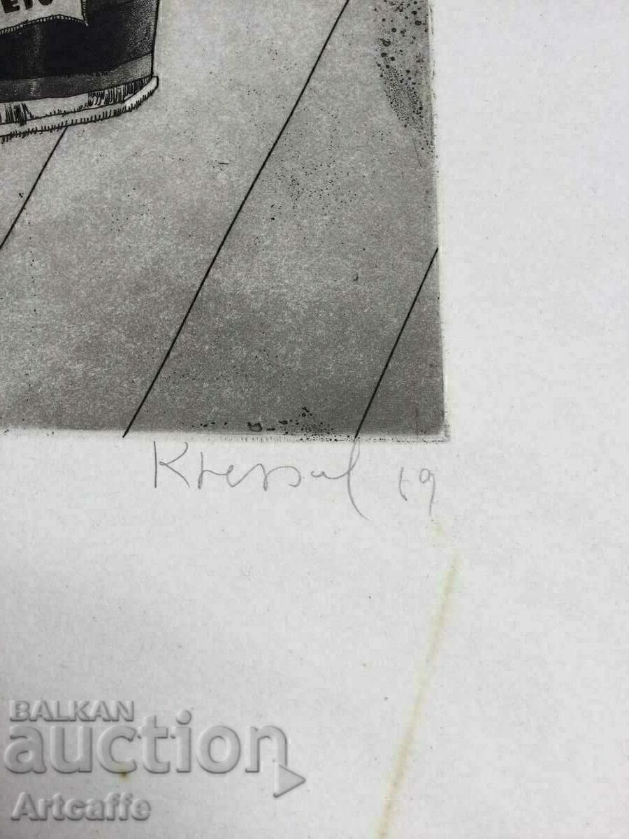 Licitație Gravura de Dieter Kresser