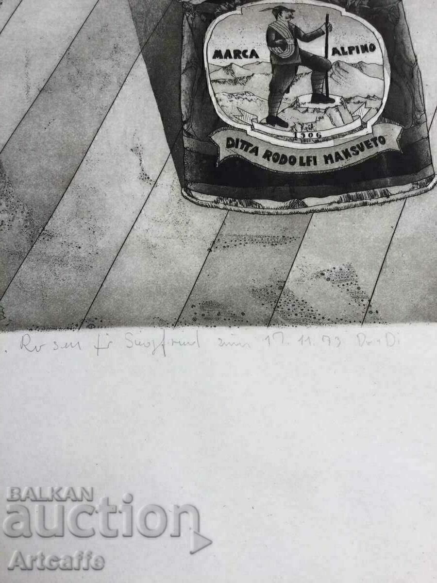 Etching by Dieter Kresser - 5 Etching by Dieter Kresser - 5