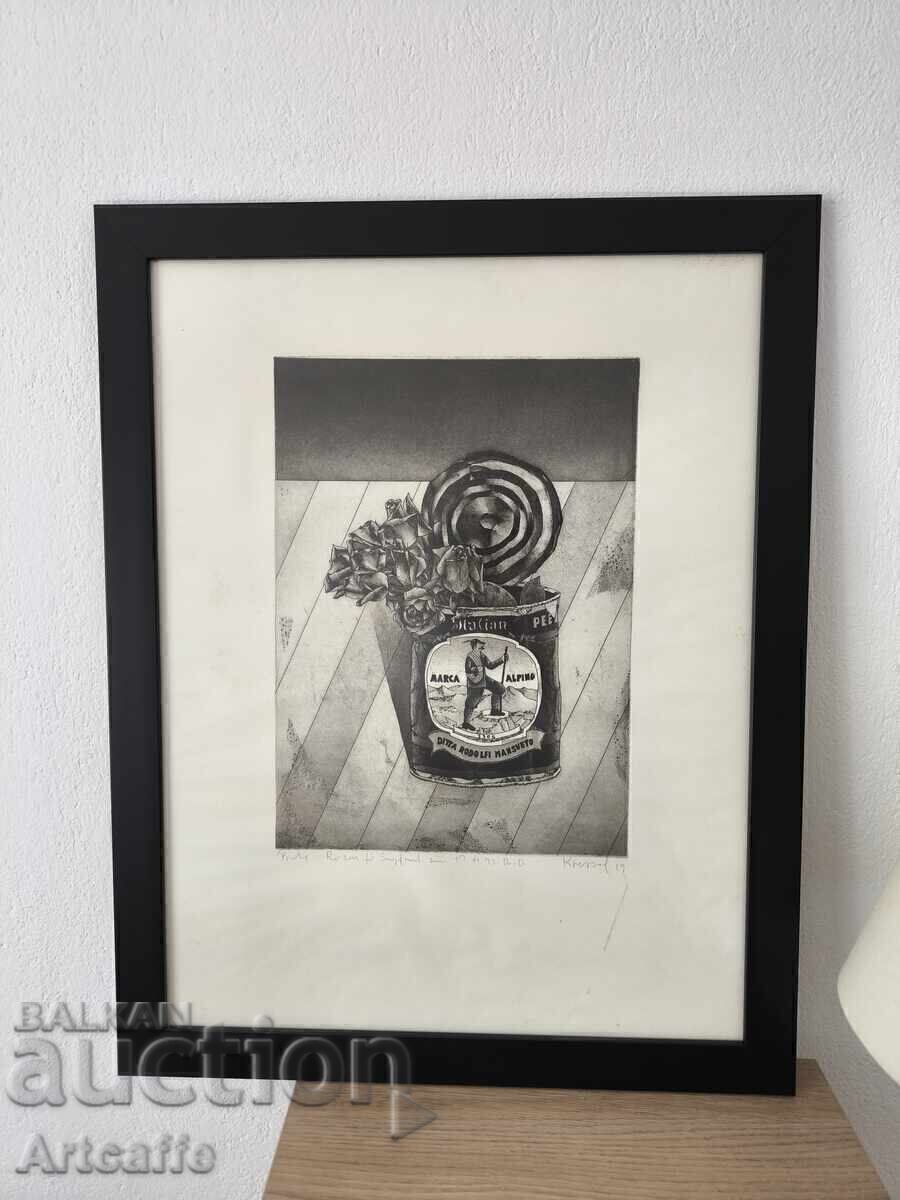 Etching by Dieter Kresser Etching by Dieter Kresser