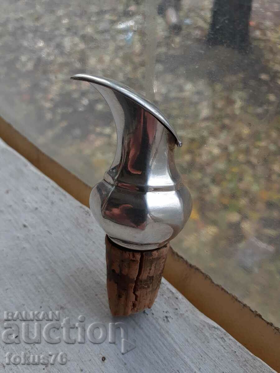 Old Antique Thick Silver Plated Art Deco Wine Decanter with price 75.00 BGN | € 38.35 Old Antique Thick Silver Plated Art Deco Wine Decanter with price 75.00 BGN | € 38.35