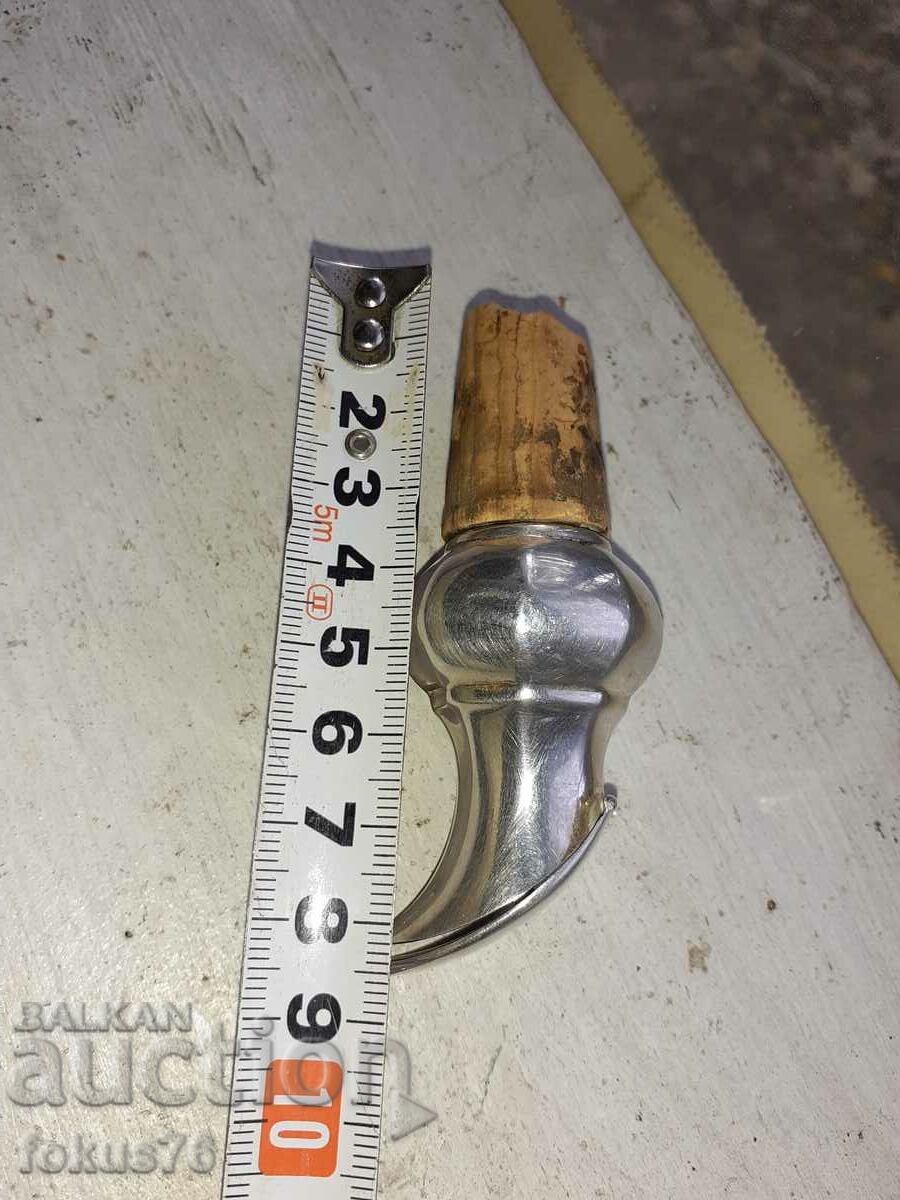 Old Antique Thick Silver Plated Art Deco Wine Decanter - 7 Old Antique Thick Silver Plated Art Deco Wine Decanter - 7