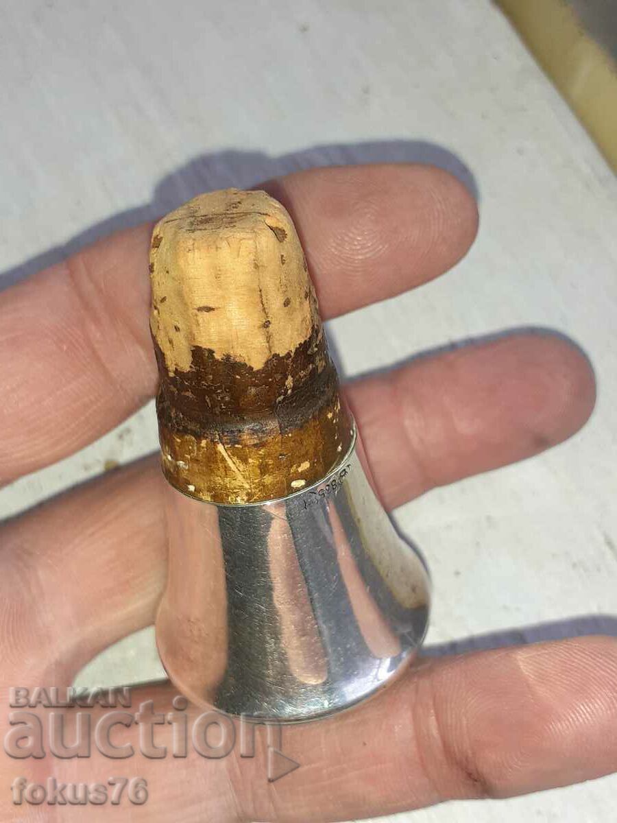 Unique Art Deco Aventurine Antique Silver Stopper Bottle - 7 Unique Art Deco Aventurine Antique Silver Stopper Bottle - 7