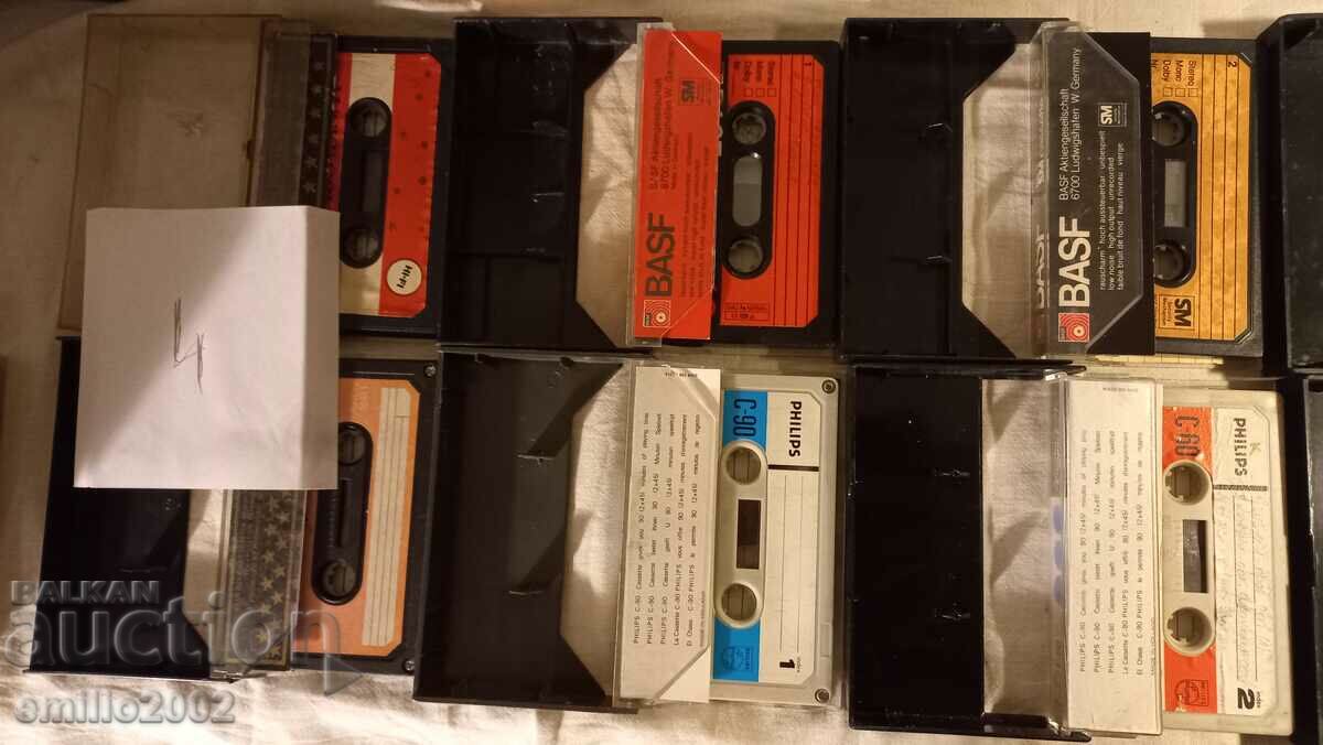 Audio cassettes 10pcs 04 with price 9.00 BGN | € 4.60 Audio cassettes 10pcs 04 with price 9.00 BGN | € 4.60