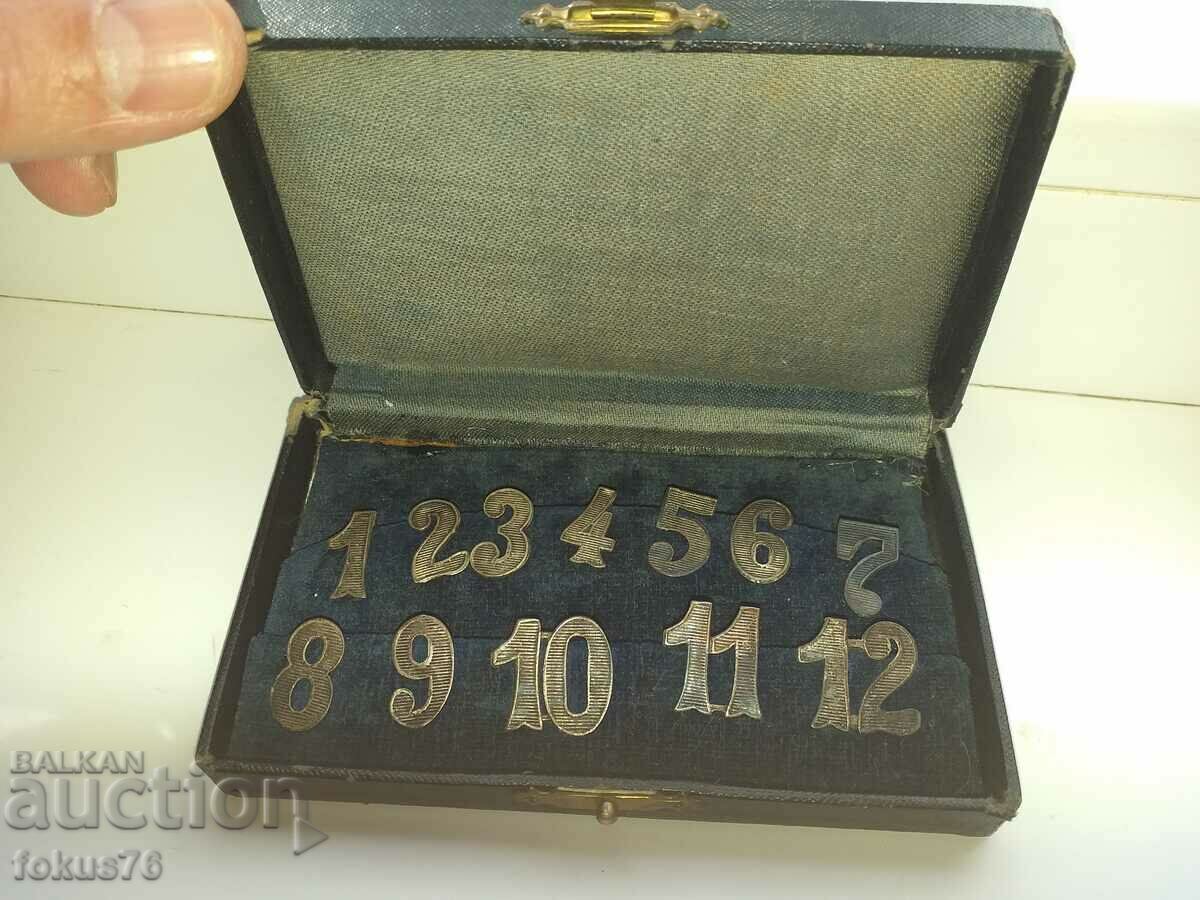 Rare Antique Find - "Alpacca" Number Set