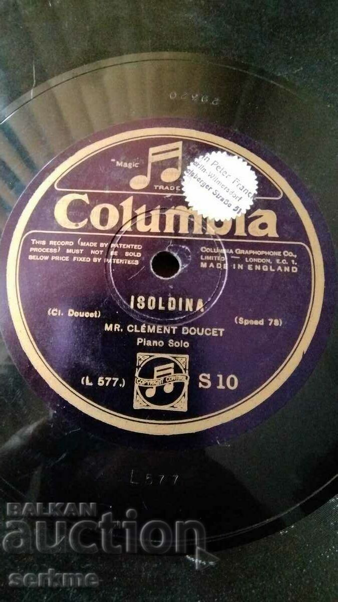 Delivery of Old gramophone record medium format Delivery of Old gramophone record medium format