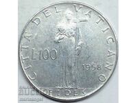 100 λίρες 1958 Βατικανό 27 χλστ
