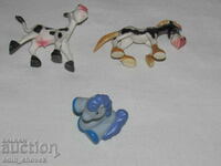 2 Lot of 3 toy animals