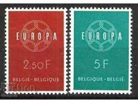 Белгия 1959 Eвропа CЕПТ (**), чиста серия, неклеймована