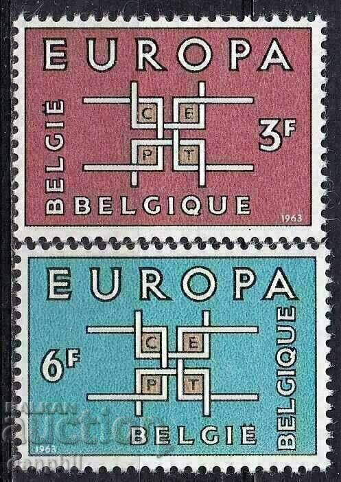 Belgia 1963 Europa CEPT (**), serie curată, fără timbru