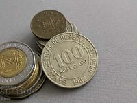 Монета - Перу - 100 солес | 1982г.