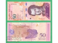 (¯`'•.¸ VENEZUELA 50 Bolivar 2018 UNC ¸.•'´¯)