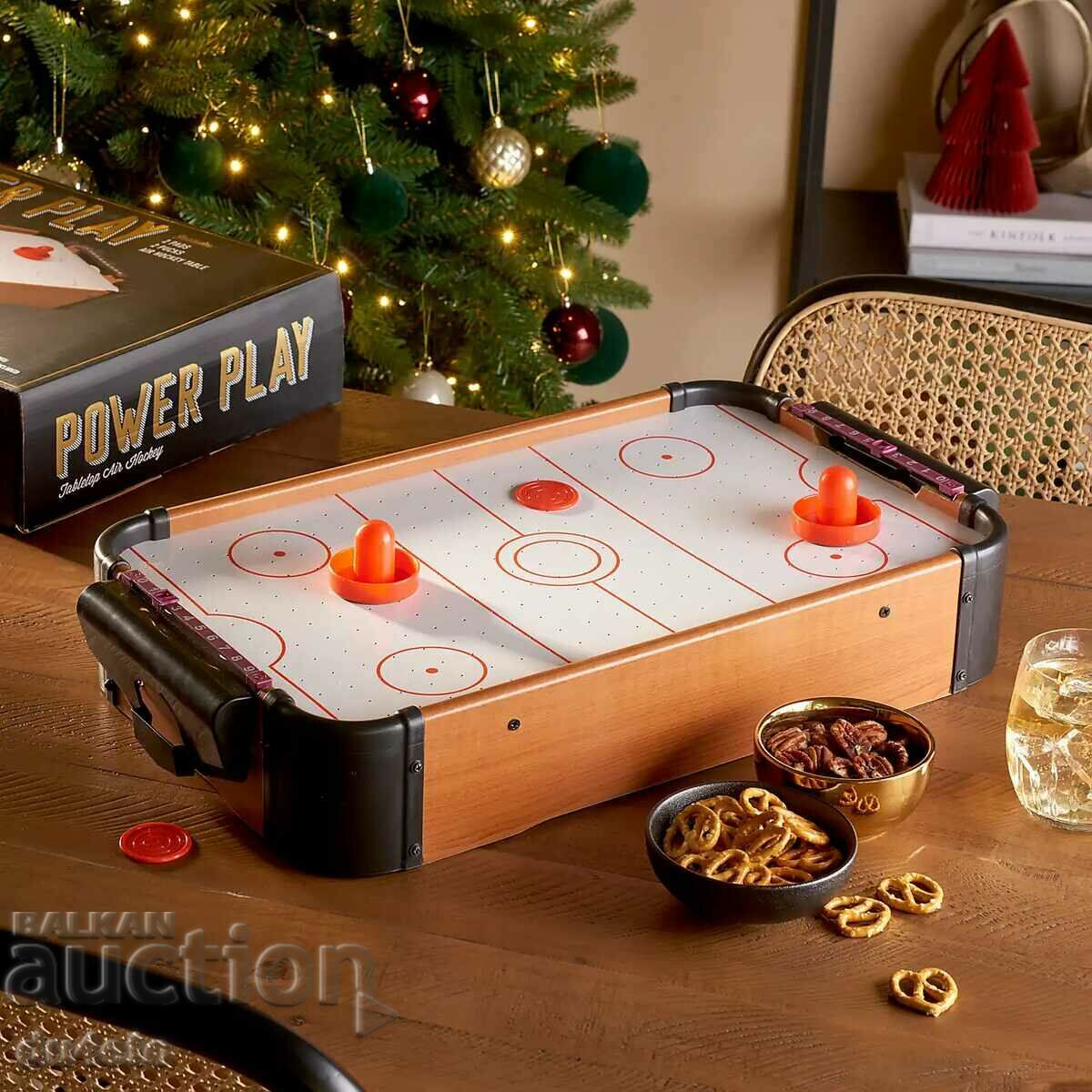 Board game, air hockey table Air hockey 51x31x10cm