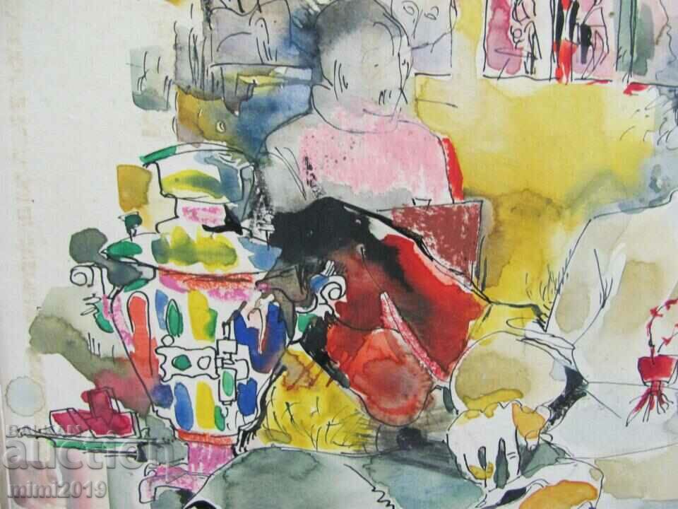 Delivery of Original Painting Watercolor Todor Dryankov Delivery of Original Painting Watercolor Todor Dryankov