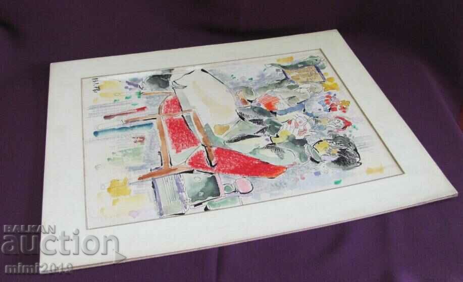 Original Painting Watercolor Todor Dryankov - 6 Original Painting Watercolor Todor Dryankov - 6