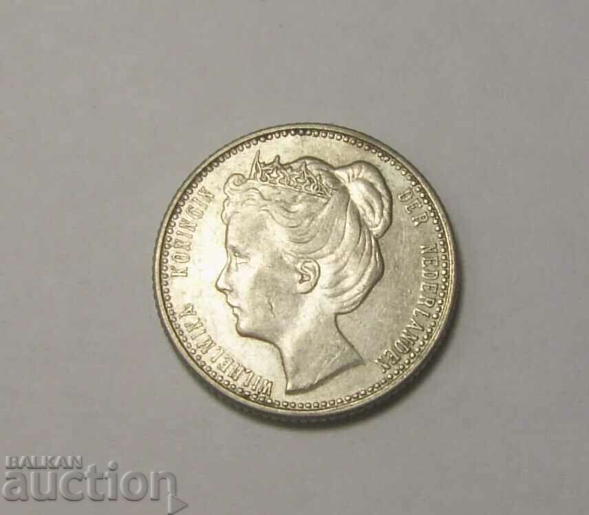 Δημοπρασία Ολλανδία 25 σεντς Ασήμι 1903 Δημοπρασία Ολλανδία 25 σεντς Ασήμι 1903