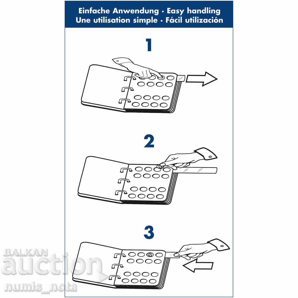 Листове за монети VISTA, евро неутрални всеки за 2 комплекта с цена 19.50 лв. | € 9.97