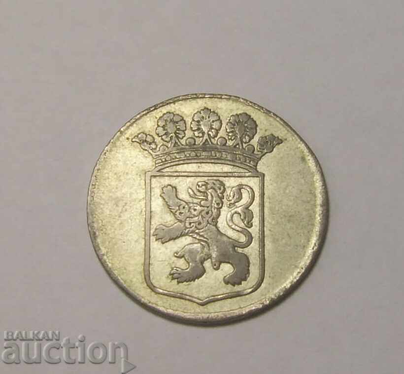 RR! Dutch Indies 1 duit 1763 Silver - 5 RR! Dutch Indies 1 duit 1763 Silver - 5