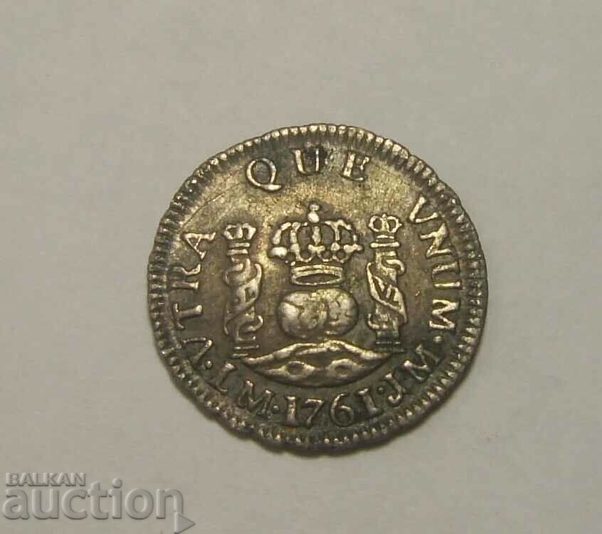 Peru 1/2 Real 1761 Excellent Silver with price 240.00 BGN | € 122.71 Peru 1/2 Real 1761 Excellent Silver with price 240.00 BGN | € 122.71