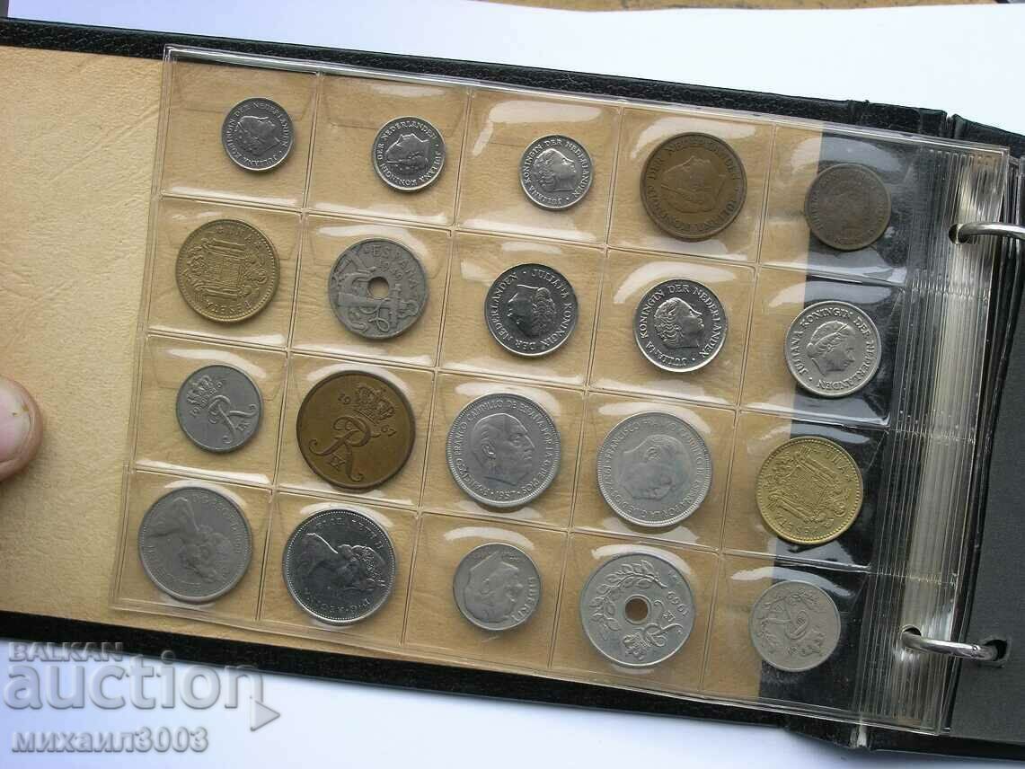 LOT OF DIFFERENT COINS IN FOLDER with price 59.00 BGN | € 30.17 LOT OF DIFFERENT COINS IN FOLDER with price 59.00 BGN | € 30.17