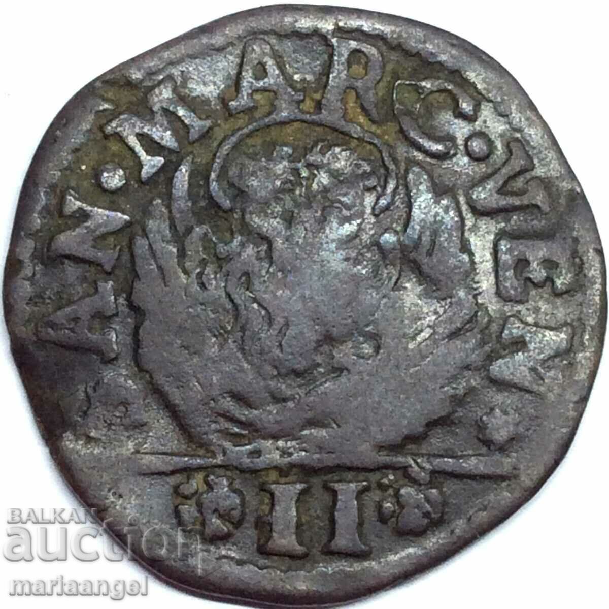 Δαλματία και Αλβανία 2 νομίσματα Εφημερίδα Βενετία «Λιοντάρι» 6,35γρ