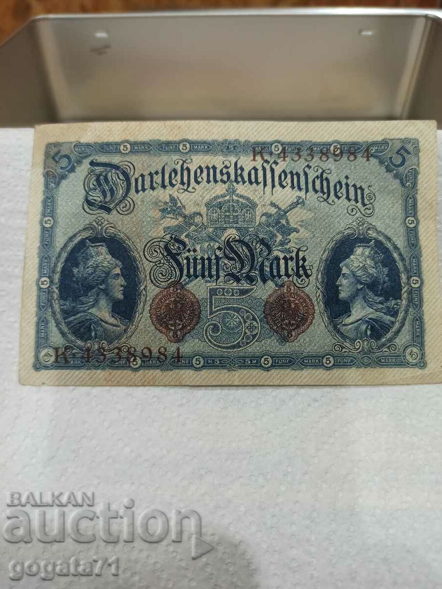 5 марки 1914