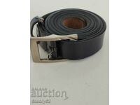 Leather belt for waist 100 cm. width. 2.2 cm