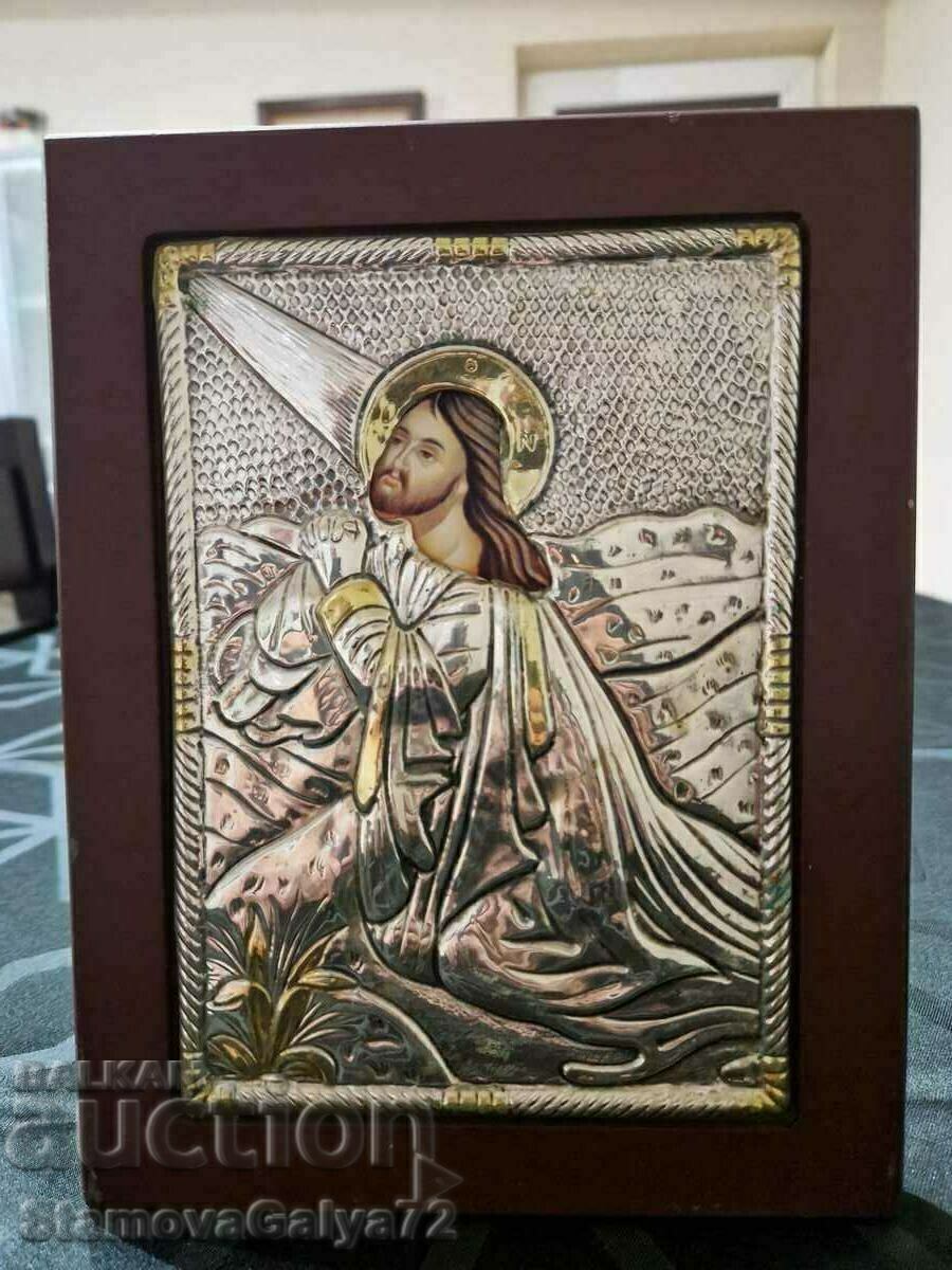 A lovely antique silver icon with price 99.00 BGN | € 50.62 A lovely antique silver icon with price 99.00 BGN | € 50.62