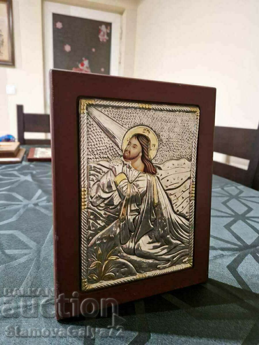 Delivery of A lovely antique silver icon Delivery of A lovely antique silver icon